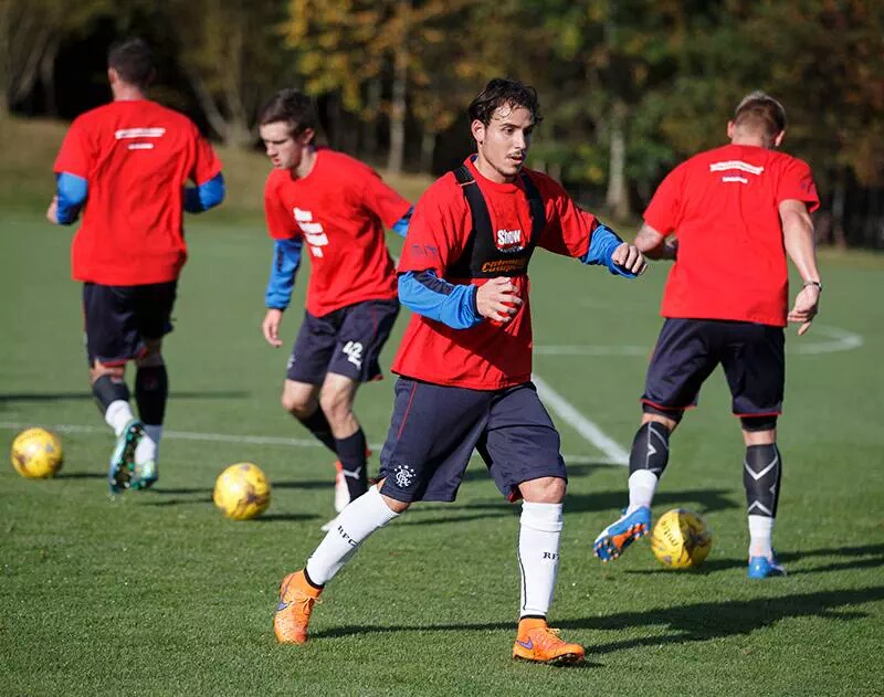 Real Mallorca star trains at Murray Park