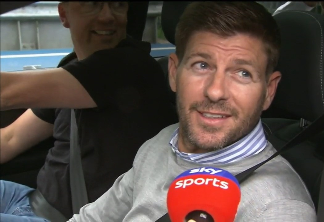 Does Steven Gerrard speak like a Rangers manager?