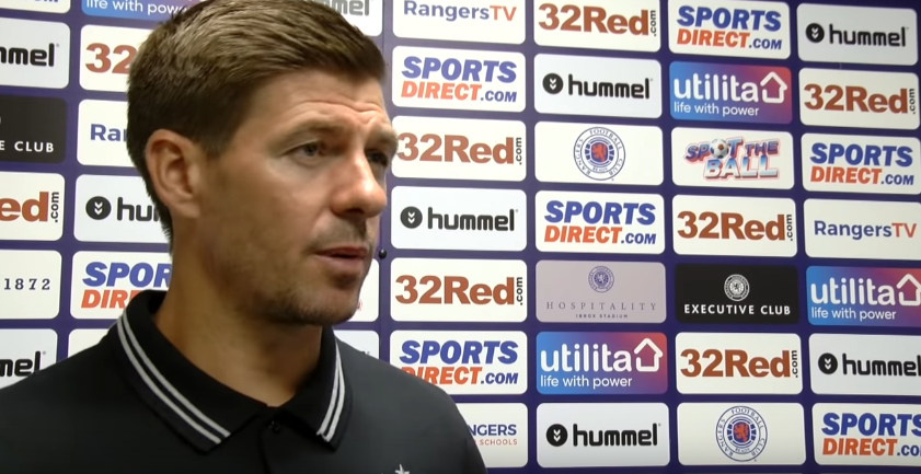 What does Steven Gerrard need to do?