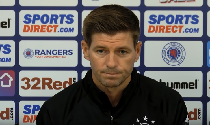 Steven Gerrard has made a dramatic announcement to Rangers fans