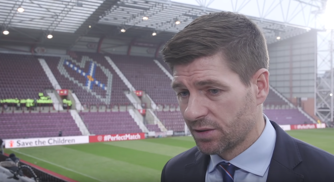 Steven Gerrard has changed his mind