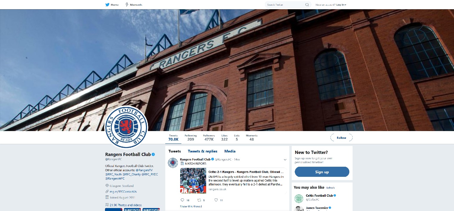 Morelos shock – Rangers’ Twitter sends big message after red card disgrace