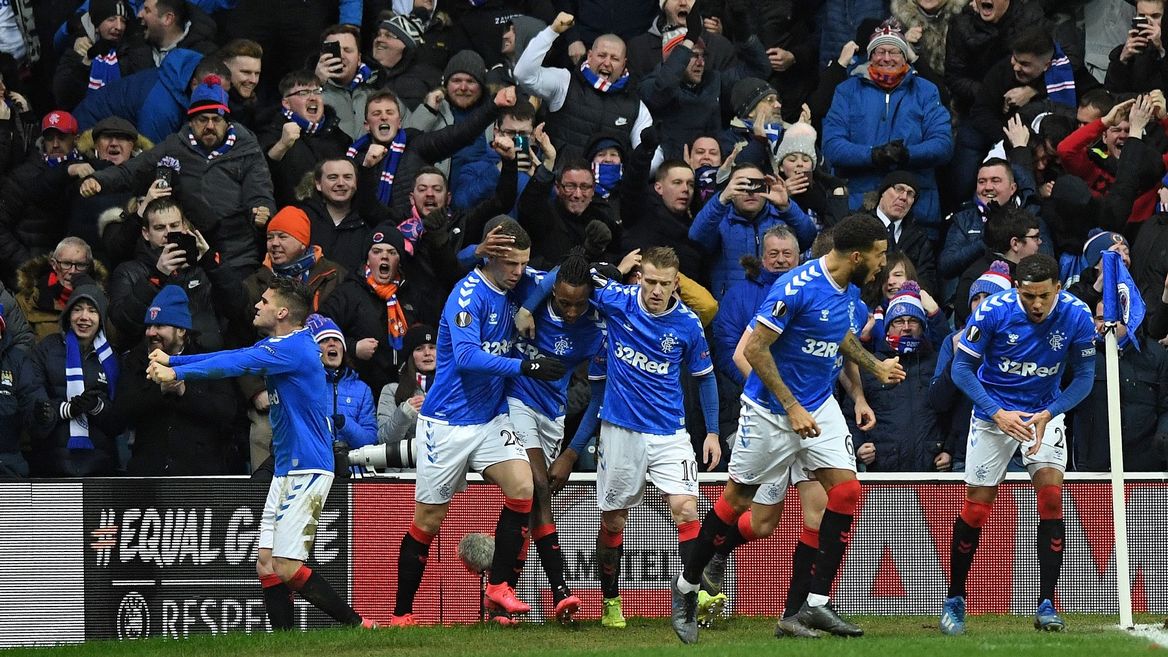 Rangers and the last 16 of the Europa League…