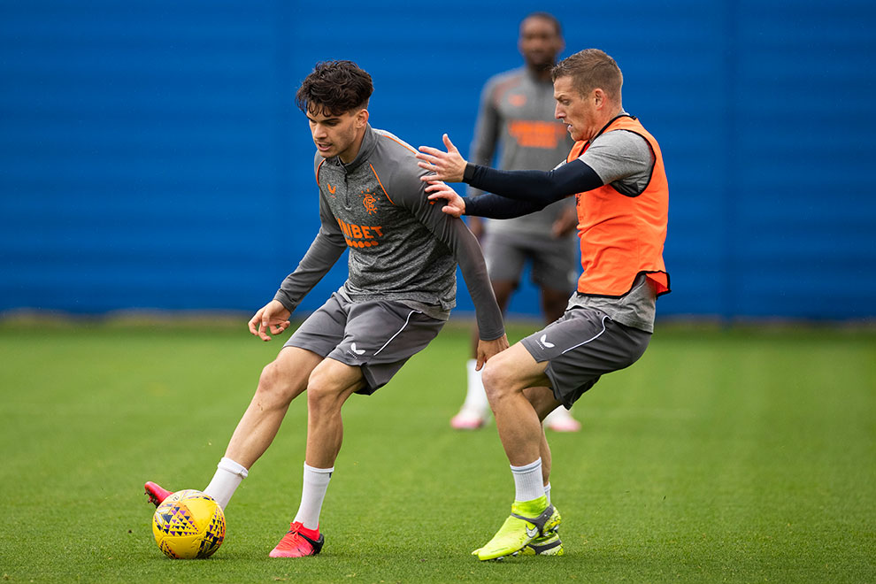 Shock but welcome sight at training for Rangers