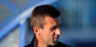 COWDENBEATH, SCOTLAND - JULY 02: Dundee manager Neil McCann looks on during the pre-season friendly between Cowdenbeath and Dundee at Central Park on July 2, 2018 in Cowdenbeath, Scotland.