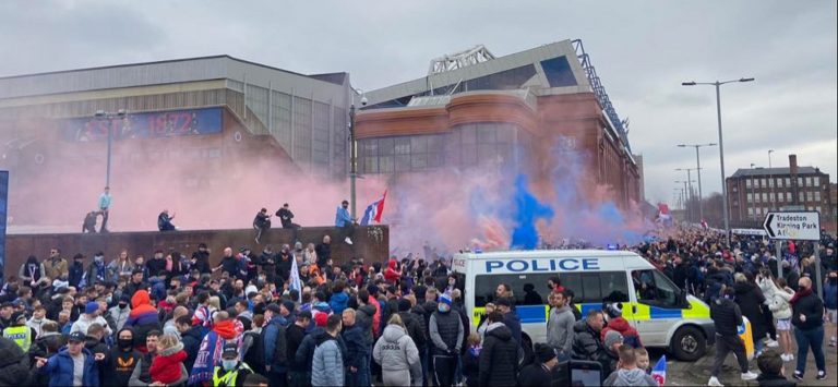 55 party starts at Ibrox