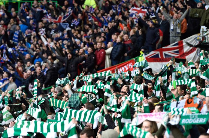 Rangers Celtic 55 Old Firm fans