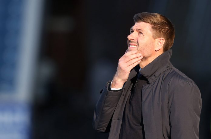 Rangers v St Johnstone - Scottish Cup - Quarter Final - Ibrox Stadium Rangers manager Steven Gerrard before the Scottish