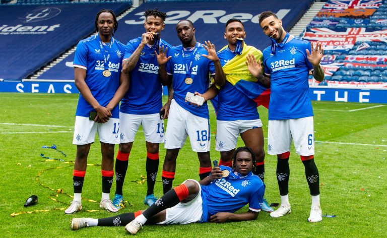 Rangers’ black players make big statement