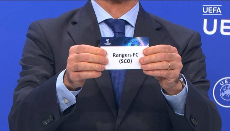 Rangers discover their opponents in first CL for 10 years