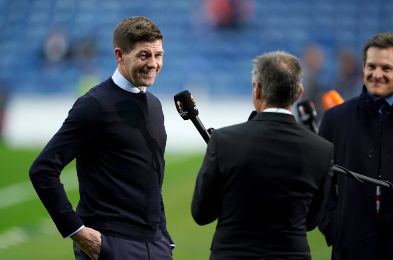 Stevie G’s life made a little easier as one man steps up for Rangers