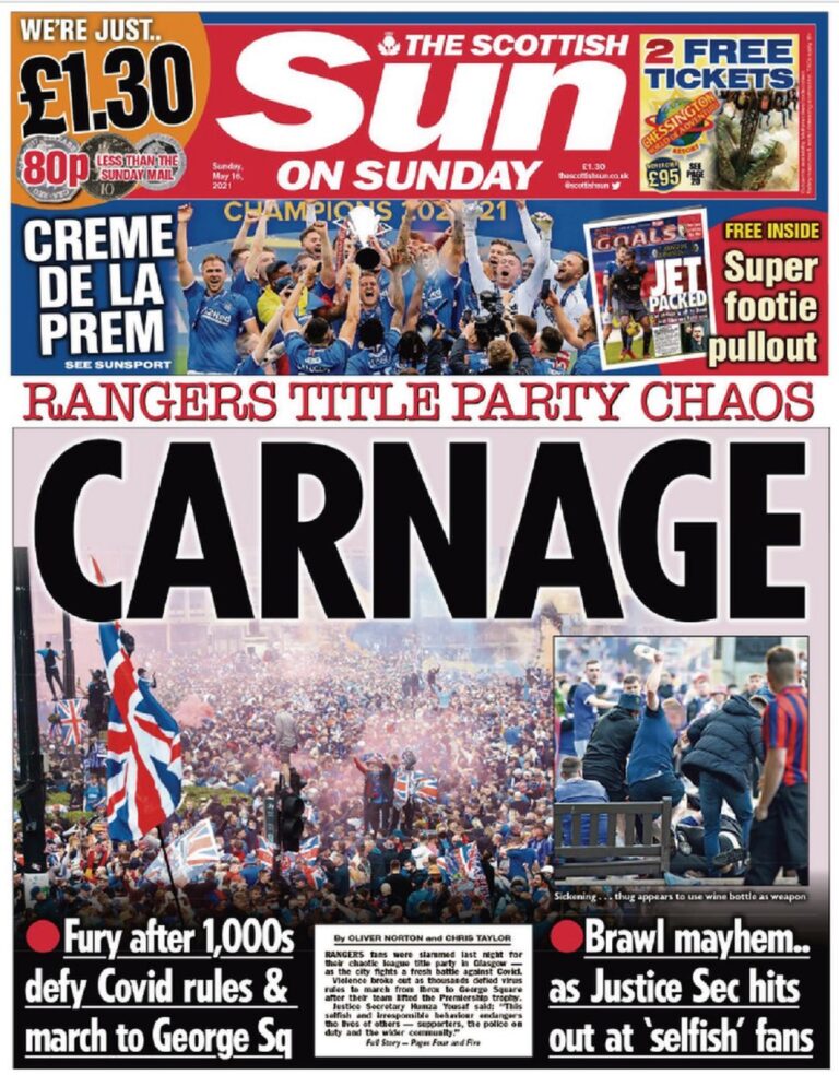 Anti-Rangers press won’t stop Flag Day