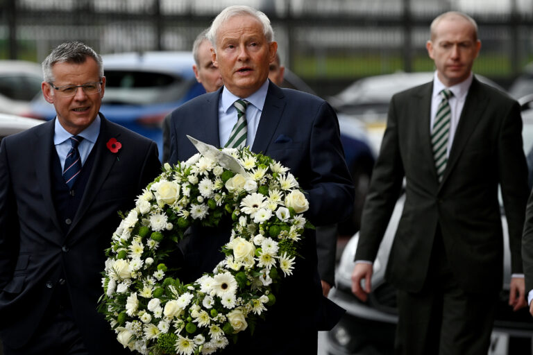 Old Firm hate returns as Celtic desecrate memory of Walter