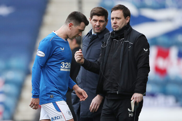 Rangers v Dundee United - Ladbrokes Scottish Premiership Ryan Jack injury Rangers