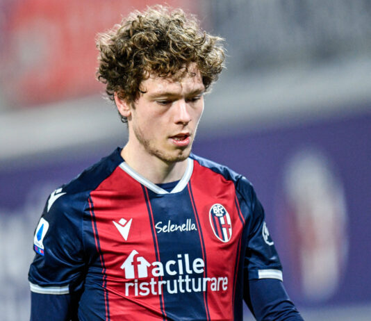 Andreas Skov Olsen in his Bologna days.