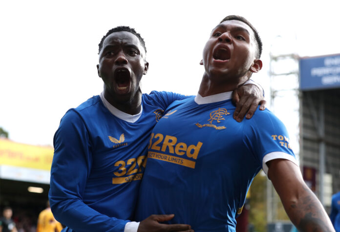 Motherwell FC v Rangers FC - Cinch Scottish Premiership Fashion Sakala Rangers