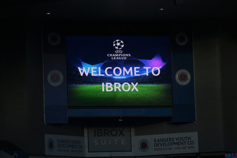 Rangers announced as among the top prices in Champions League