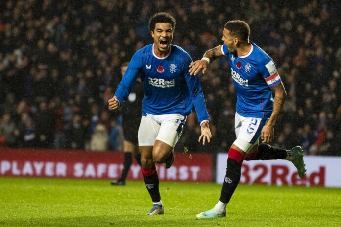 Tilman celebrates Rangers