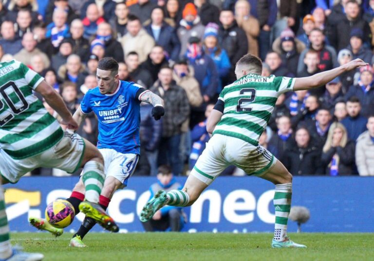 Rangers: lots of sweep sweep by Celtic as Ibrox Disaster mocked