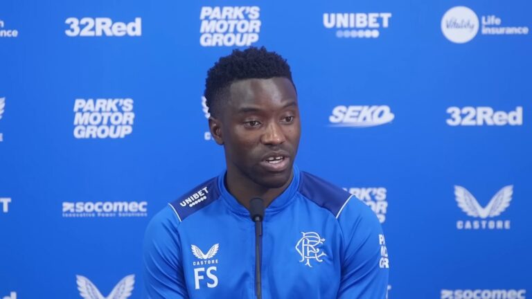 Fashion Sakala changes his mind on former Rangers manager Giovanni van Bronckhorst