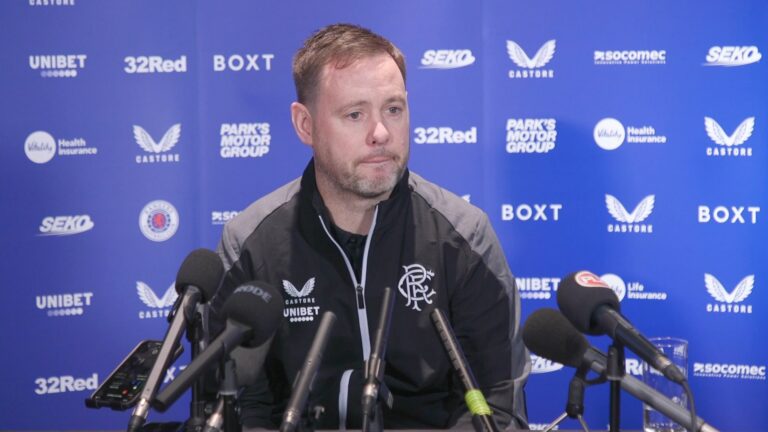 Michael Beale is NOT waving the white flag on Rangers and 56