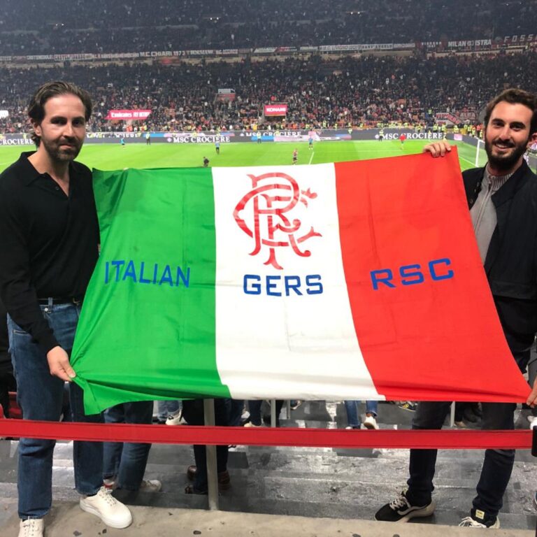 Legendary Rangers fan shows off major Italian Ibrox connection