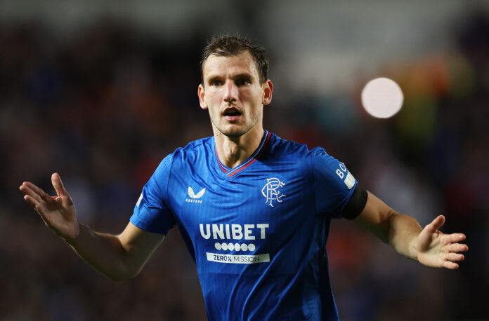 Rangers FC v Real Betis: Group C - UEFA Europa League 2023/24 Rangers Borna Barisic