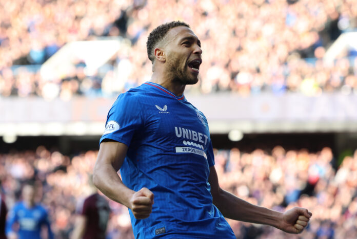 Rangers FC v Heart of Midlothian - Cinch Scottish Premiership Cyriel Dessers in Rangers kit during a Scottish Premiership match