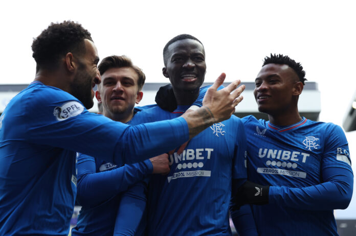 Rangers FC v Heart of Midlothian - Cinch Scottish Premiership Rangers Diomande Ghana