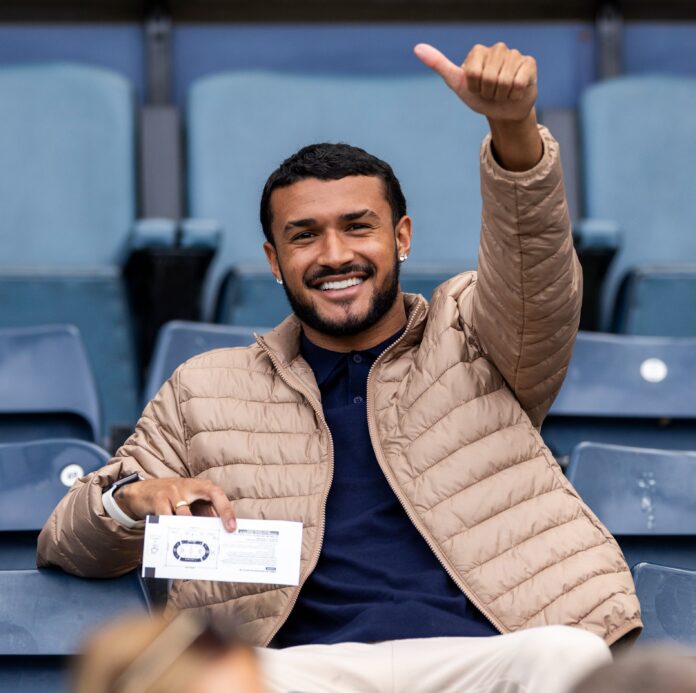 Rangers' left back Jefte attending a preseason match.