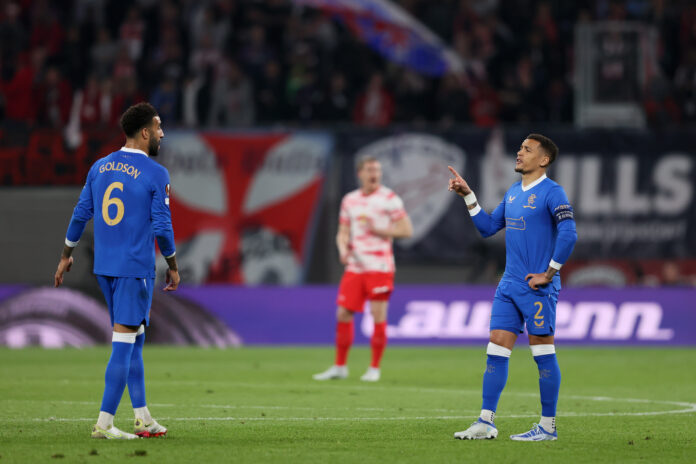 RB Leipzig v Rangers: Semi Final Leg One - UEFA Europa League tav and Goldson