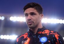 Napoli striker Giovanni Simeone