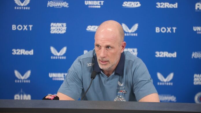 PRESS CONFERENCE Philippe Clement 29 Oct 2024.mkv_snapshot_06.02.736 Rangers manager Philippe Clement