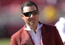 SANTA CLARA, CALIFORNIA - AUGUST 12: Owner Jed York Rangers