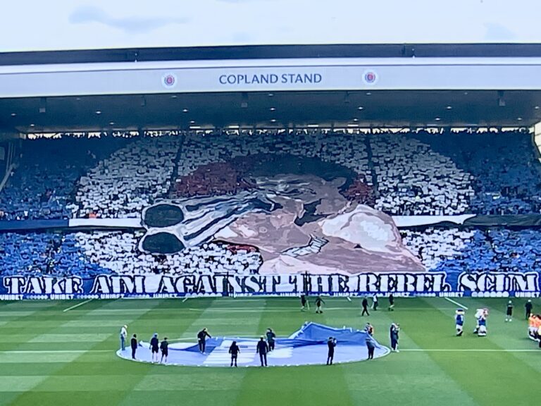 Police confirm no charges over Rangers’ Souness tifo – common sense prevails Police confirm no charges over Rangers’ Souness tifo – common sense prevails