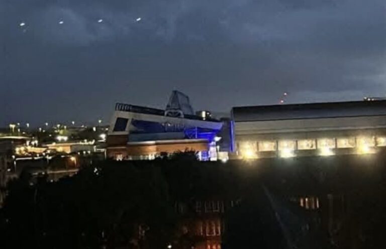 Ibrox Lights Up: Rangers Fans Are Mystified Over Strange Illumination Ibrox Lights Up: Rangers Fans Are Mystified Over Strange Illumination