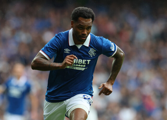 Rangers striker Danilo at Ibrox v Brugge