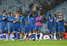 Rangers have suddenly got a lot of Premier League Experience Rangers players applauding fans after their UEFA Champions League second qualifying round first leg match against Viktoria Plzen at Ibrox Stadium.