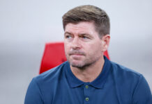 Steven Gerrard doesn’t get to say no to Rangers again Steven Gerrard looks on thoughtfully during Al Ittihad v Al Ettifaq in the Saudi Pro League.