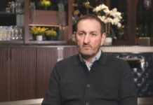 Kevin Thelwell speaking in a RangersTV interview about club matters in November 2025