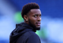 Rangers working on major January double striker change Youssef Chermiti of Rangers looks on during training amid search for two new strikers for Rangers