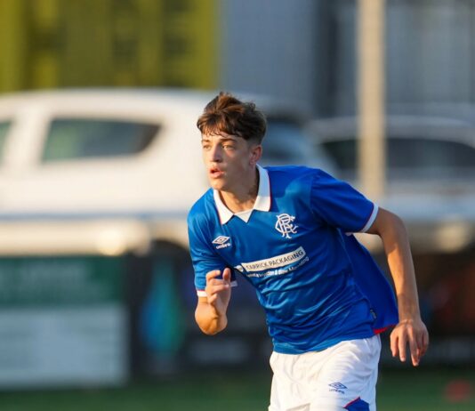 Rangers youngster Lewis Stewart