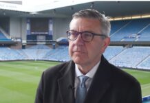 Andrew Cavenagh backs Rohl and blames Rangers players for club failures Rangers chairman Andrew Cavenagh standing inside Ibrox Stadium before a matchday interview