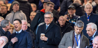 Rangers Chairman Andrew Cavenagh at Ibrox
