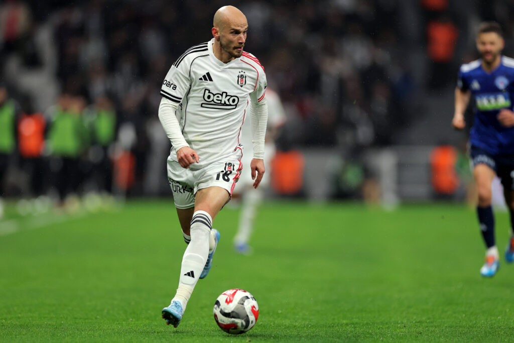 Vaclav Cerny in action for Besiktas as Rangers get heavily linked.