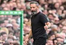 Incoming Rangers manager Derek McInnes at former club Hearts