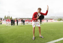 Jens Hjertø-Dahl of Tromso who is attracting big interest.