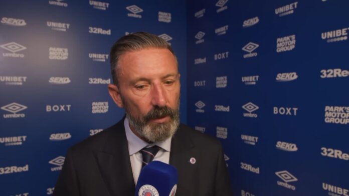 Derek McInnes speaks to Rangers TV following Hibernian defeat at Ibrox.