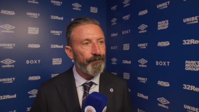 Derek McInnes speaks to Rangers TV following Hibernian defeat at Ibrox. Derek McInnes speaks to Rangers TV following Hibernian defeat at Ibrox.