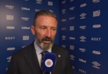 Derek McInnes speaks to Rangers TV following Hibernian defeat at Ibrox.